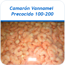 Camaron Vannamei precocido 100-200 congelado
